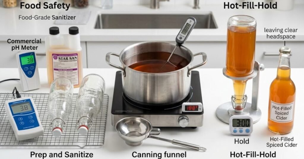 Apple Cider Drink Recipe:Food Safety, Storage, & Bottling