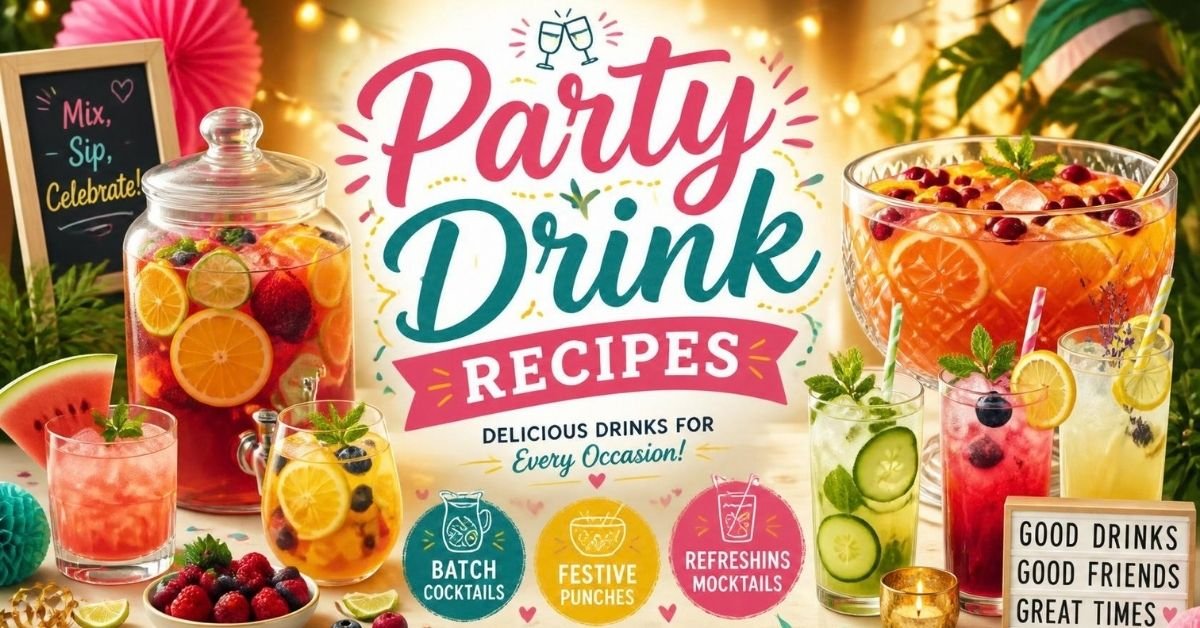 Party Drink Recipes: Batch Cocktails and Punches